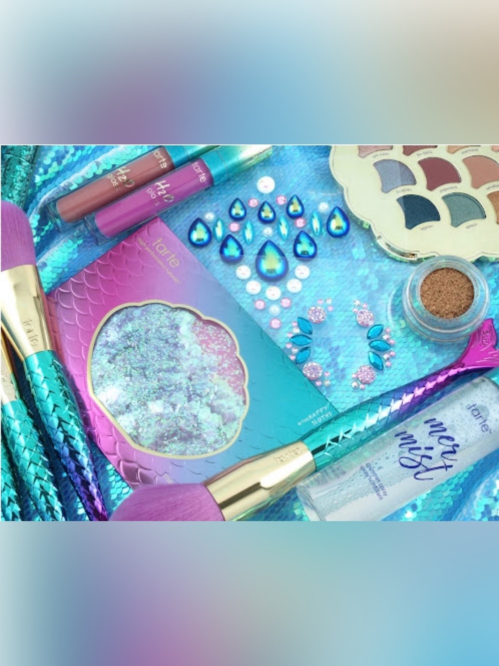 NWB Tarte Mermaid Sea-Quins Body Glitters Mermaidcore Festival Limited Edition